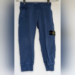 Stone Island Junior Compass-badge Pants in Blue